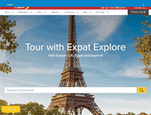 Tablet Screenshot of expatexplore.com